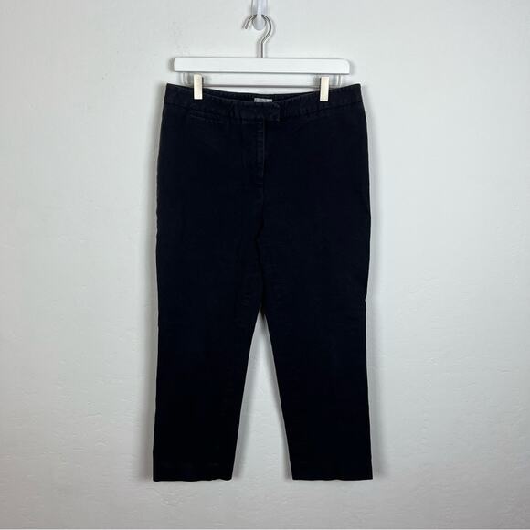 Jigsaw Black Washed Straight Leg Pants - Picture 1 of 9